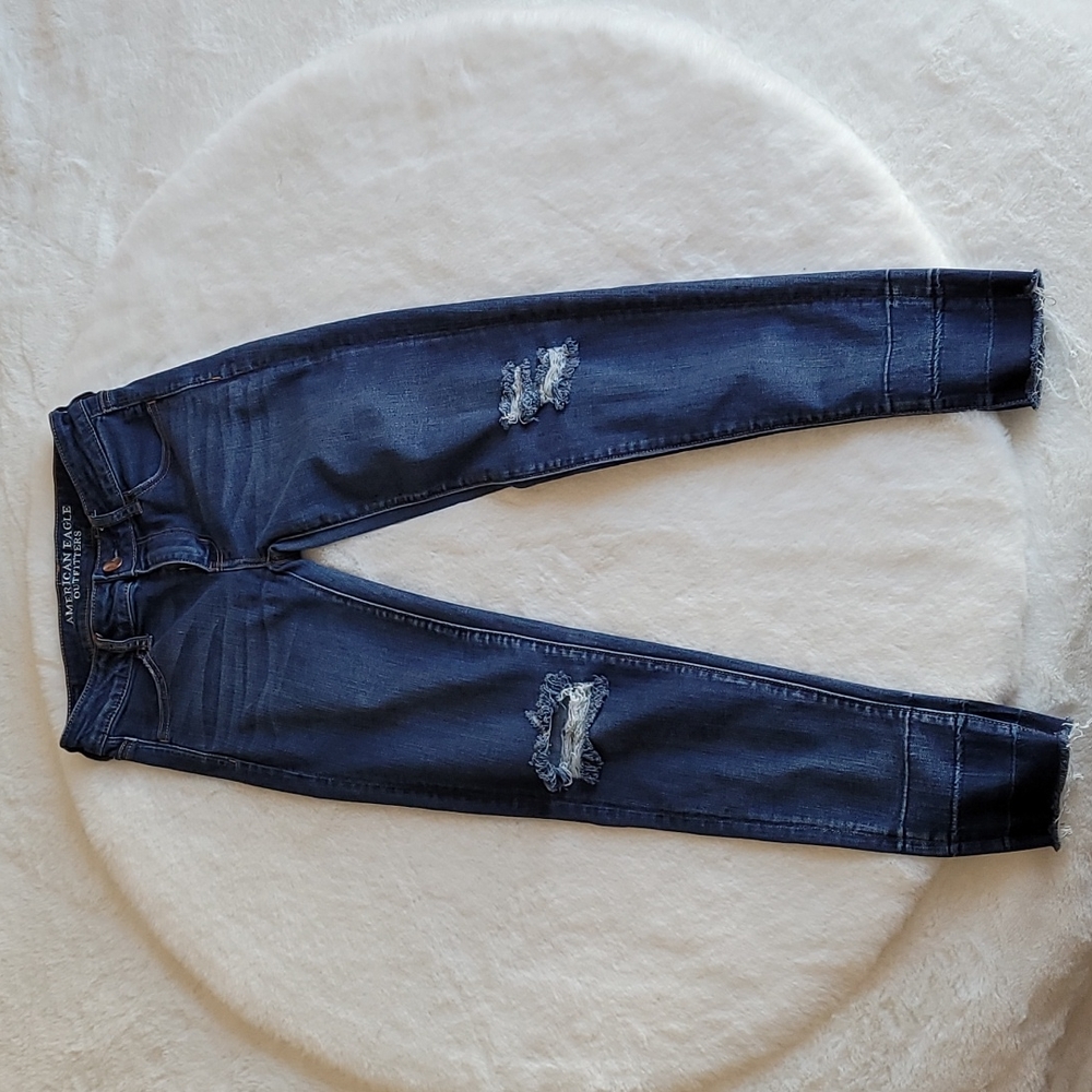 American Eagle Outfitters Skinny Distressed Jeggings Size 0